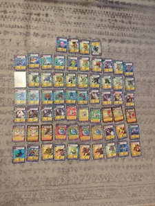 Set Of 64 Original Set Digimon Cards Played Greymon Agumon Togemon Patamon Etc - Picture 1 of 7