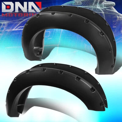 PARA FORD F250 F350 SUPER DUTY 2011-2016 4 PIEZAS GUARDABARROS ESTILO BOLSILLO BROTES Foto 1 de 4