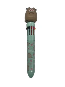 Official 10 in 1 Ballpoint Pen With Pusheen 3D Topper Multicoloured Kawaii 2020 - Picture 1 of 6