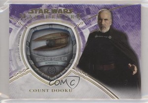 2018 Topps Star Wars Masterwork Purple 23/50 Count Dooku Solar Sailer fm0