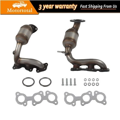 Fit for 04 - 06 Toyota Sienna 3.3L FWD Left & Right Manifold Catalytic Converter Foto 1 de 4