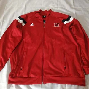 Adidas Trainingsjacke rot mit gesticktem Logo - Bild 1 von 3
