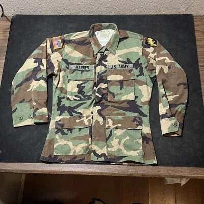 Woodland Camo Shooting Jacket Shirt OG 107 Buzz Off Shadow Grass Army Flight - Image 1 of 4