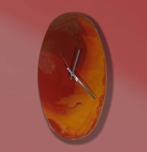 Reloj Panel Inspección Tanque de Combustible Airbus A320 Naranja y Rojo Resina Aviación 4 - Imagen 1 de 9