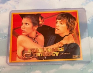 Starwars Trilogy TV Week Card 2 of 4 Luke Princess leia - Picture 1 of 2