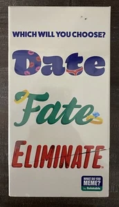 WHAT DO YOU MEME? Date Fate Eliminate The Card Game That Tests Your Taste New - Picture 1 of 6