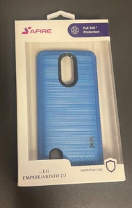 LG Empire/Aristo 2/3 Blue case. 360 protection. - Picture 1 of 2