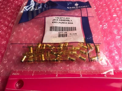 25 piezas Johnson 142-0711-821 SMA hembra Jack - Conectores de lanzamiento final Foto 1 de 4