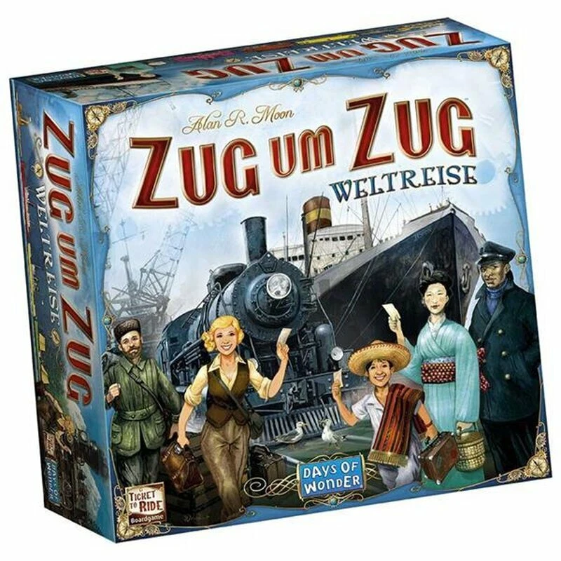 CMND0119 - Zug um Zug: Weltreise • Grundspiel DE - (Days of Wonder, Asmodee) - Bild 1 von 1