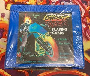 Comic Images Marvel Ghost Rider Trading Card Box Vintage 1990 Rare NEW SEALED