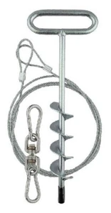 Anker-Set verzinkt für Futtertrommel Futterkegel Sautrommel Saukegel Kirrung Neu - Bild 1 von 4