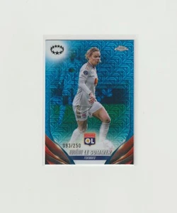 2023-24 Topps Chrome Womens UEFA Eugenie Le Sommer #28 Blue Mojo Refractor 93/250 - Bild 1 von 2