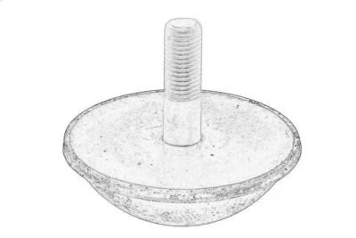 Spring Mounting, triangular control arm 8980403230 for OE ISUZU - Image 1 of 4