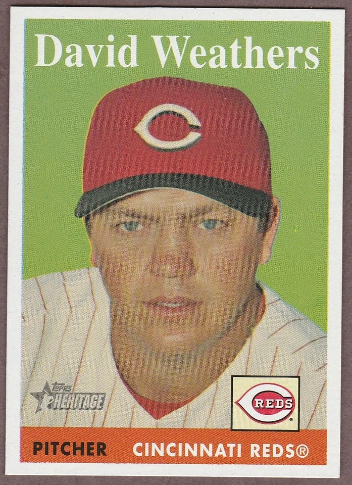 2007 TOPPS HERITAGE DAVID WEATHERS SP BASEBALL CARD #176 - Image 1 of 1