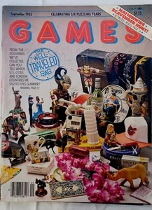 Vintage Spiele Magazin Puzzle Kreuzworträtsel September 1983 - Bild 1 von 3