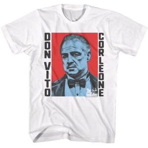 The Godfather Movie Don Vito Corleone Photo Drawing Men's T Shirt - Picture 1 of 5