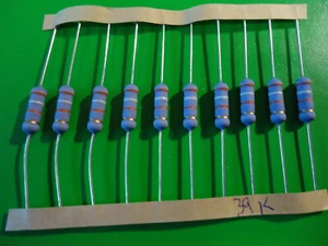 Resistor 2 Watt (10 Pieces) 5% Metal Oxide Resistors 39k ohm in  Canada - Bild 1 von 1