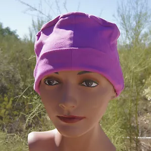 ADULT SIZE 100% cotton PINK sleeping night Cap mens women UNISEX nightcap USA - Picture 1 of 3