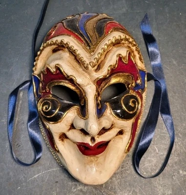 Original Handpainted Venezia  Mask Made In Italy - Image 1 of 4