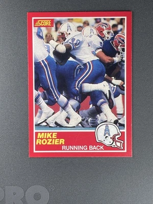 1989 Score #172 Mike Rozier - Image 1 of 2
