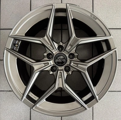 4 CERCHI IN LEGA ANTERA A107 BRONZE DA 19" USATI 8,5J ET40 5x112 OCCASIONE - Imagen 1 de 4