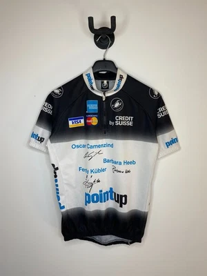 Camisa CASTELLI POINT UP CREDIT BY SUISSE CICLISMO BICICLETA TAMANHO XL - Imagem 1 de 4