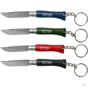 Opinel Nº4 Cuchillo Plegable Llavero - Navaja de Bolsillo Compacta Acero Inoxidable (12 cm - Imagen 1 de 5