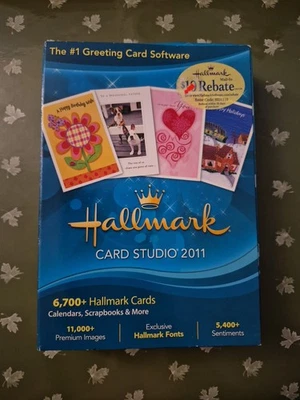 Hallmark Card Studio 2011 ~ Greeting Card Computer Software NIB - Image 1 of 4