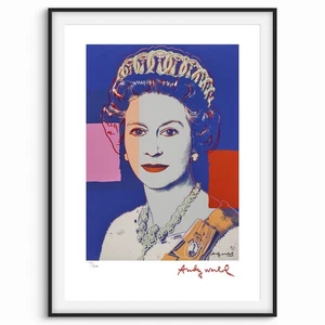 Andy Warhol Signed - Queen Elizabeth II/Reigning Queens Series - Certificate. - Picture 1 of 5