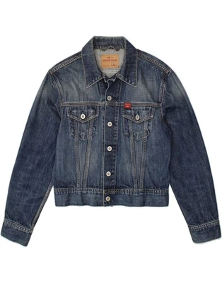 Chaqueta vaquera BIG STAR para mujer UK 14 algodón azul medio BM03 Foto 1 de 3