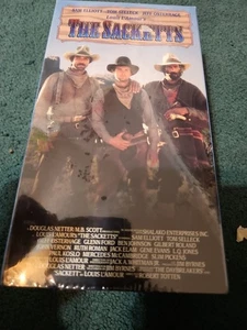 The Sacketts (VHS, 1991, 2-Tape Set) Vintage Brand New Sleeve Tape - Imagen 1 de 5