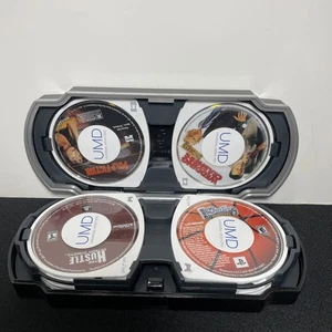 Sony PSP Playstation Portable Hartschale UMD Spiel Hülle für 8 UMD Discs + 8 Spiele - Bild 1 von 9