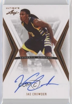 2012 Leaf Ultimate Base Auto Jae Crowder #BA-JC1 Rookie Auto RC - Image 1 of 2