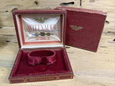 vintage wittnauer Inner & Outter Box Red C998  - Image 1 of 4