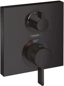 Válvula termostática cuadrada Hansgrohe 15712 Ecostat solamente - negra - Imagen 1 de 3