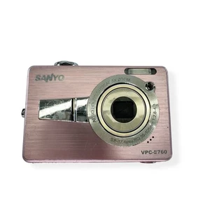 Sanyo VPC-E760 7.1 MP Digital Camera PINK Parts Only Repair - Picture 1 of 9