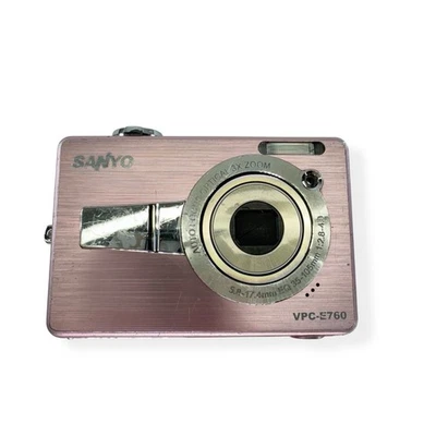 Sanyo VPC-E760 7.1 MP Digital Camera PINK Parts Only Repair - Image 1 of 4