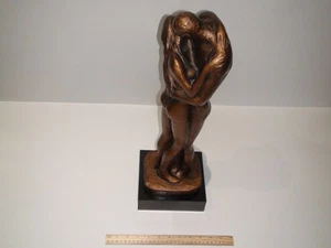 Austin Prod. Lovers Statue Sculpture - Nude - 1981 - Signed by Klein 20.5" Tall - Picture 1 of 9