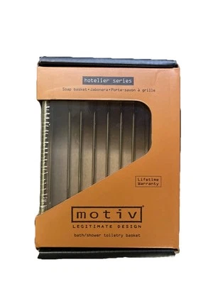 Motiv 550-PVD 酒店经营者肥皂篮黄铜 — 第 1/4 张图片