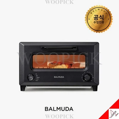 BALMUDA 2024 ReBaker Toaster KTT01KR Mini Oven AC 220V/50-60Hz Korean Ver -Black - image 1 of 4