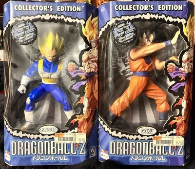 Figuras De Colección S.S. Vegeta & Goku 9" Dragon Ball Z Edición Coleccionista 2001 Foto 1 de 3
