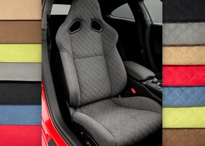 5m 3x3 raute ALCALA Wildleder Nubuk Möbelmaterial Polstermaterial Automotiv GTS - Bild 1 von 4