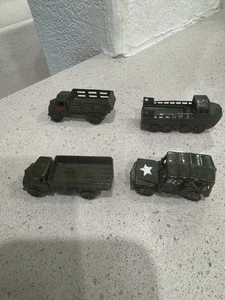 60er Jahre Miniatur Metall Armee Fahrzeuge - Bild 1 von 6