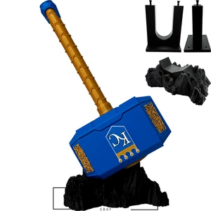 Kansas City Royals #1 Mjolnir Thors Hammer | 3D gedruckte Fan Art - Bild 1 von 6