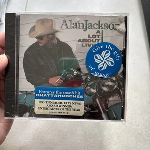 Alan Jackson A Lot About Livin' 1992 CD New Sealed USA Country music FREE SHIP - Foto 1 di 6