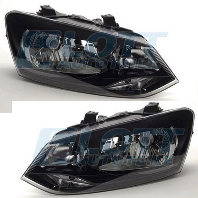 2x Hauptscheinwerfer H4 Leuchten Set links rechts passend für VW Polo 5 6R1 6C1 - Bild 1 von 4
