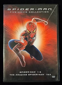 Spider-Man Five 5 Movie Collection Spider-Man 1-3 and Amazing Spider-Man 1 &2 - Picture 1 of 5