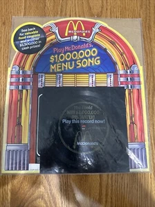 McDONALD'S $1 MILLION MENU SONG PROMO ADVERTISEMENT RECORD 1989 VINYL RECORD NEW - Picture 1 of 5
