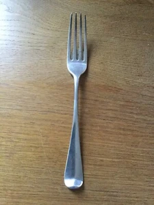 ANTIQUE SOLID SILVER OLD ENGLISH PATTERN TABLE FORK LONDON 1804 - Picture 1 of 5