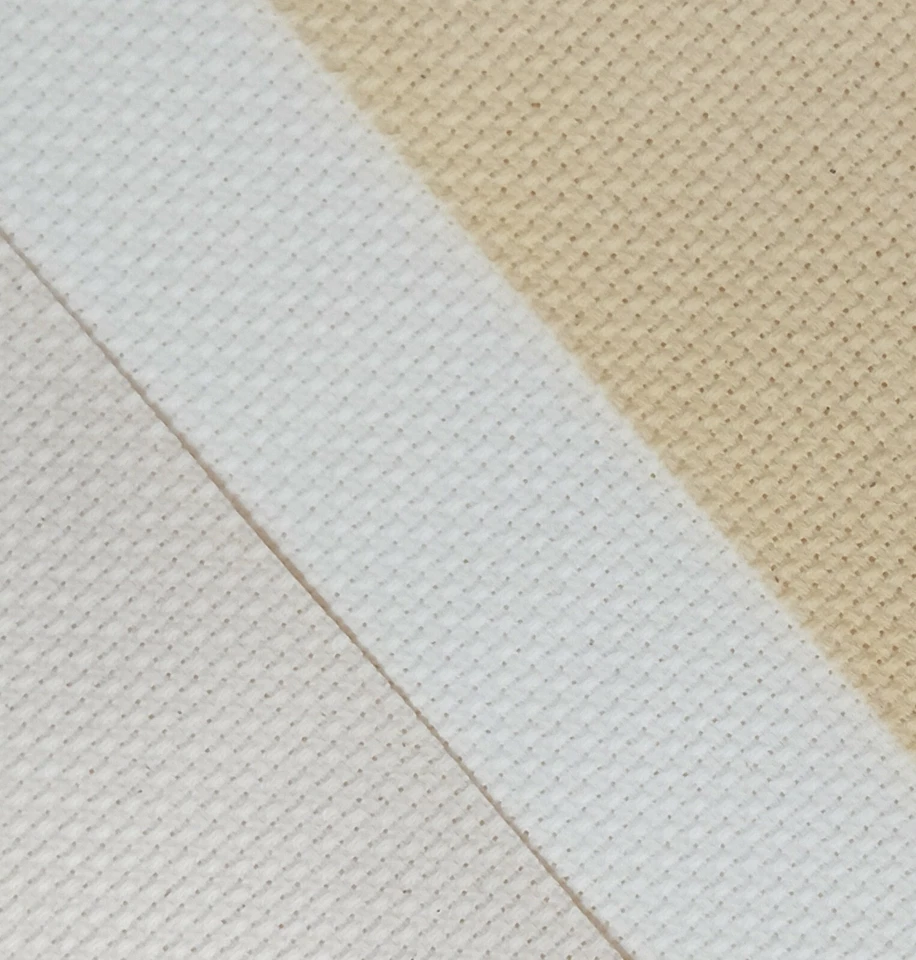 KCS 3 pc of 12" x 18" 14CT Counted Cotton Aida Cloth Cross Stitch Fabric  - Image 1 of 4